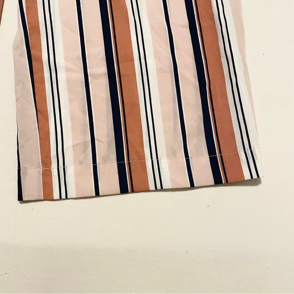 Zara Trafaluc Collection Belted Striped Trouser Pants Size Small - Picture 6 of 14
